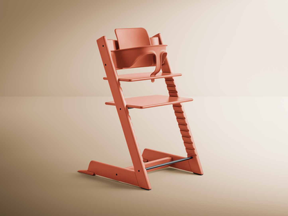 Tripp Trapp®High Chair (beech)Terracotta