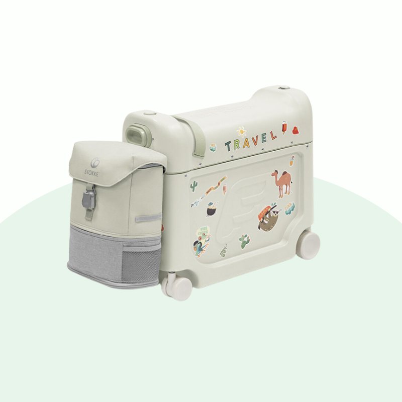 STOKKE JETKIDS ミントグリーン 収納ボックス Ride-on Suitcase STOKKE JETKIDS ミントグリーン 収納ボックス Ride-on Suitcase