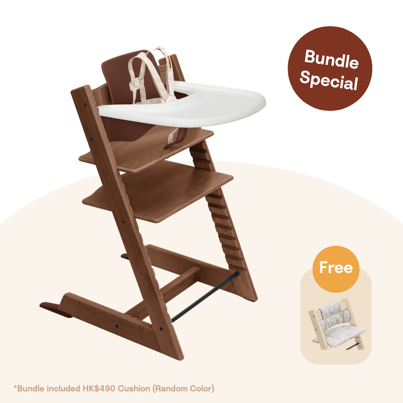 Stokke® Tripp Trapp® 4件套 (橡木系列,適合6-36個月)