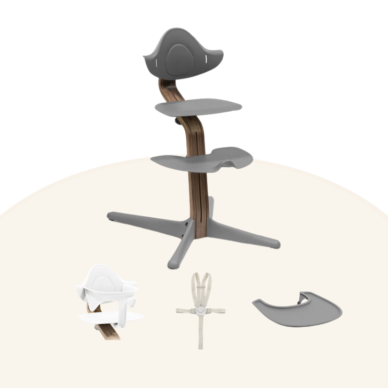 Stokke® Nomi® 4pcs Bundle (Walnut, for 6-36 months)