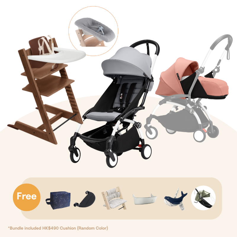 Stokke® TT&YOYO³ Newborn Bundle (Beech, for 0-36 months)