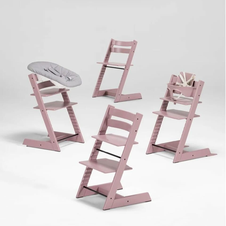 Tripp Trapp® High Chair (Beech)Heather Mauve