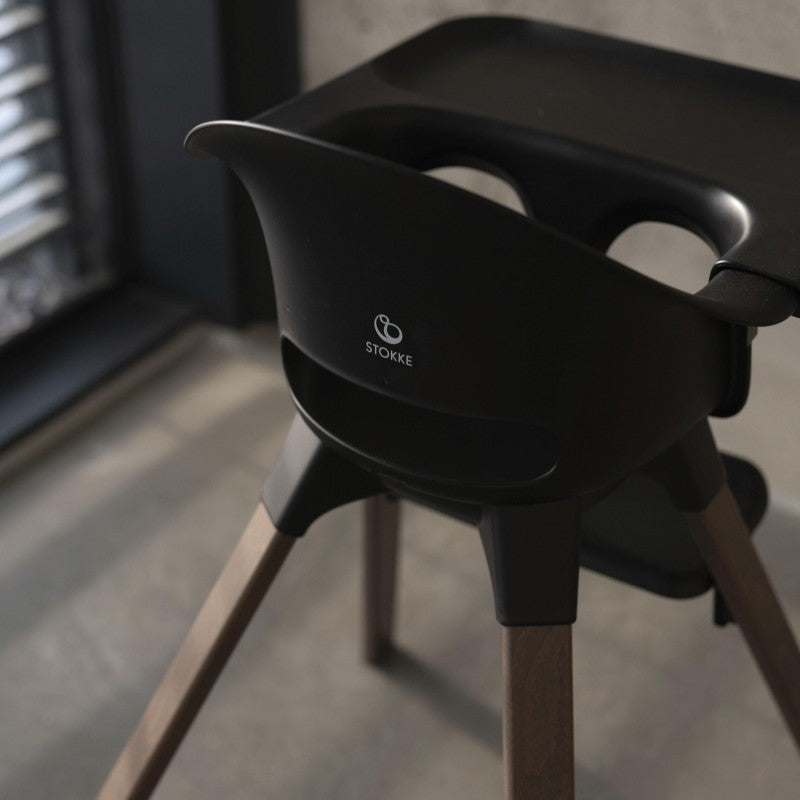 Stokke® Clikk™ High Chair (Black/Warm Brown)