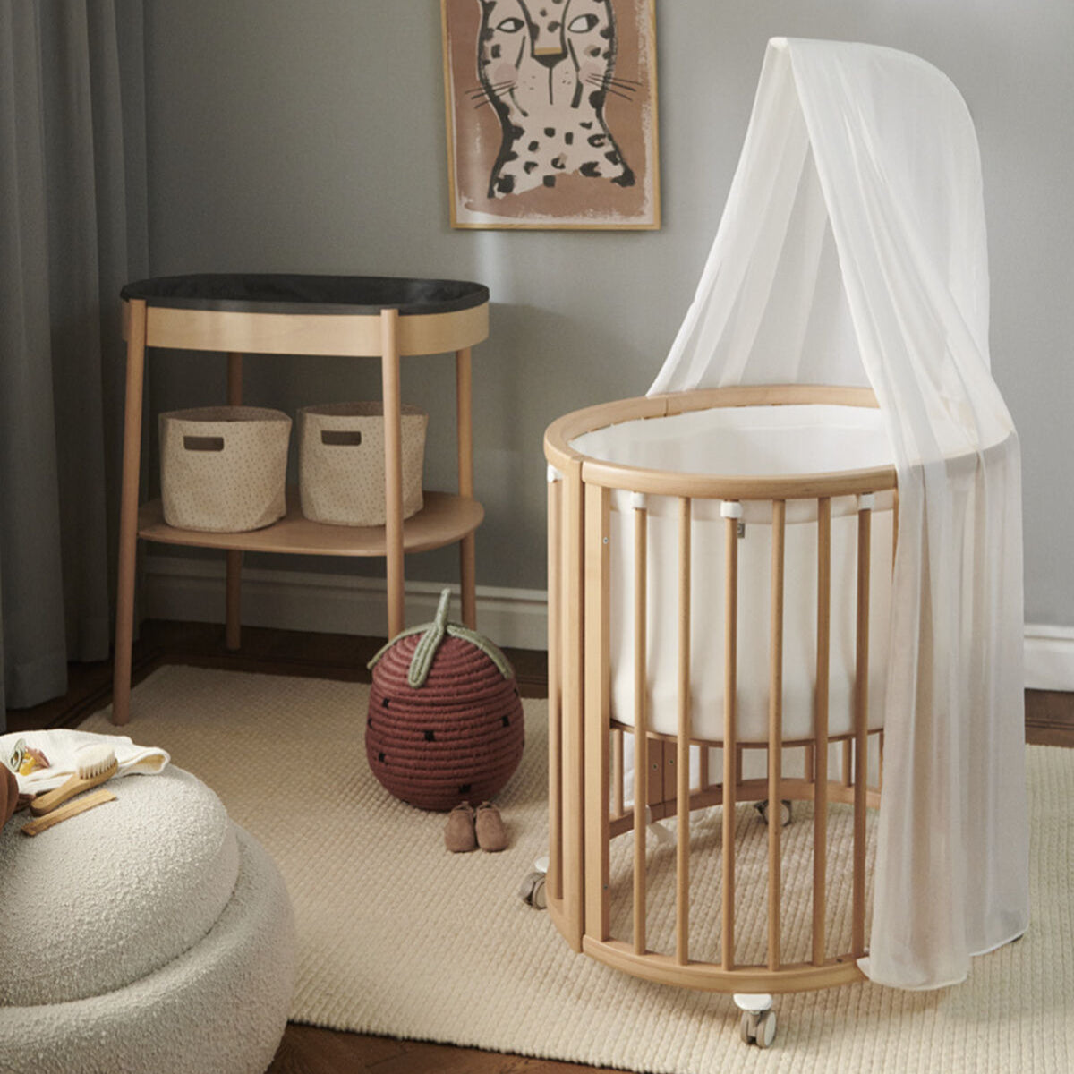Stokke® Sleepi™ V3 Drape Rod (Natural)