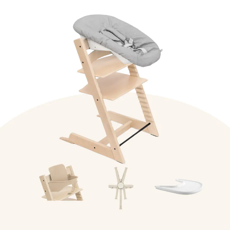 Stokke - Stokke - Tripp Trapp® 初生嬰兒5件套 (山毛櫸木系列,適合0-36個月)