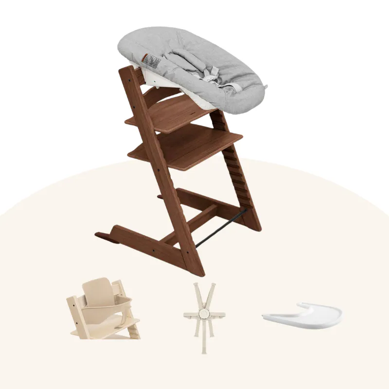 Stokke® Tripp Trapp® 初生嬰兒5件套 (橡木系列,適合0-36個月)