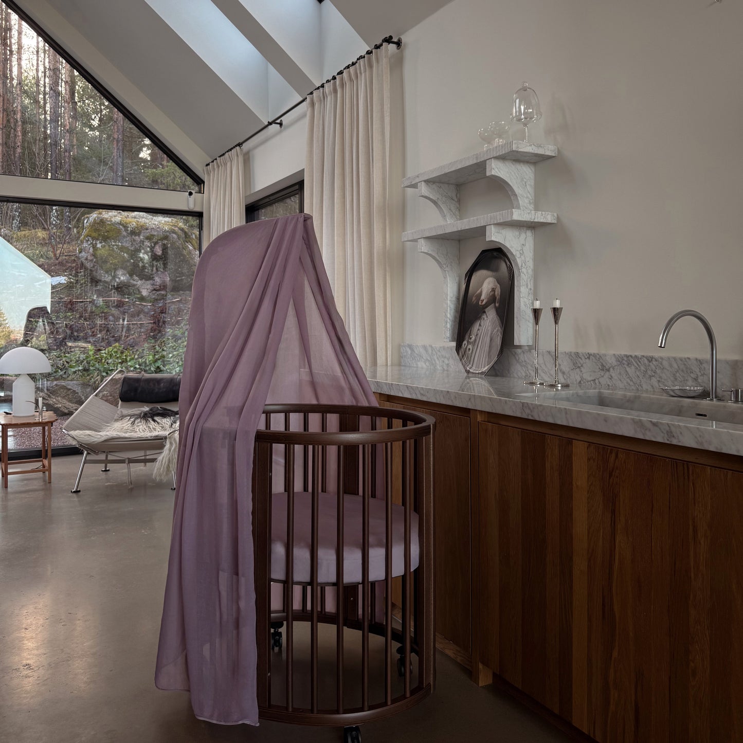 Stokke - Sleepi™ V3橢圓形迷你嬰兒床 5件套 (遮光罩組合)