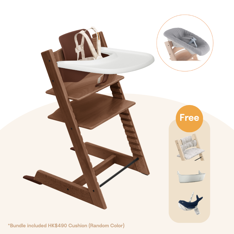 Stokke® Tripp Trapp® 5pcs Newborn Bundle (Oak, for 0-36 months)