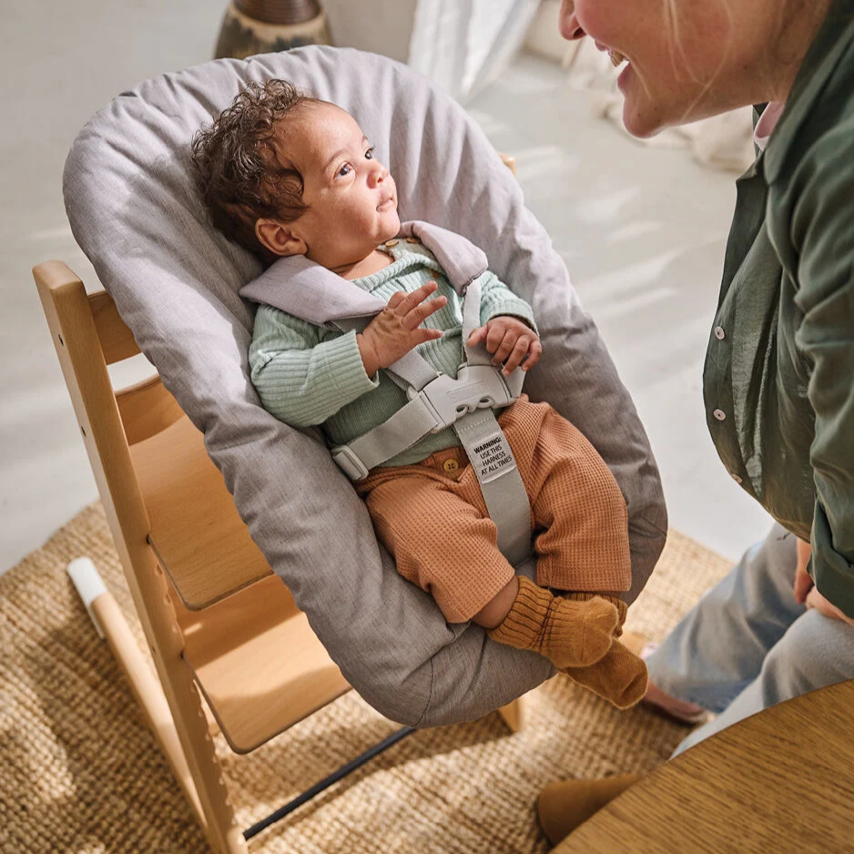 Tripp Trapp® Newborn Set with Toy Hanger(Grey)【Pre Order Now! Delivery after mid Jul】