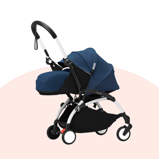 Stokke® YOYO³ Stroller with Newborn Pack (Air France Blue)