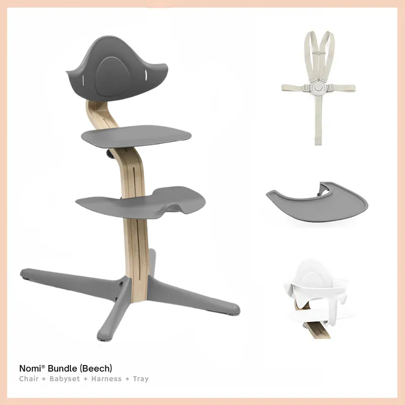 Stokke® Nomi®4pcs bundle 6-36m (Beech Collection)