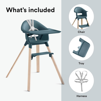 Stokke - Clikk™ 兒童餐椅(竹製椅腿)