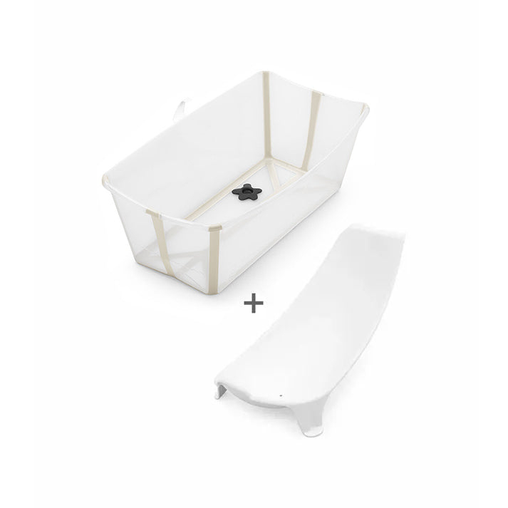 Stokke® Flexi Bath® Bundle Tub with Newborn Support (Sandy Beige, Gift Box)【Pre Order Now! Delivery after 1 month】