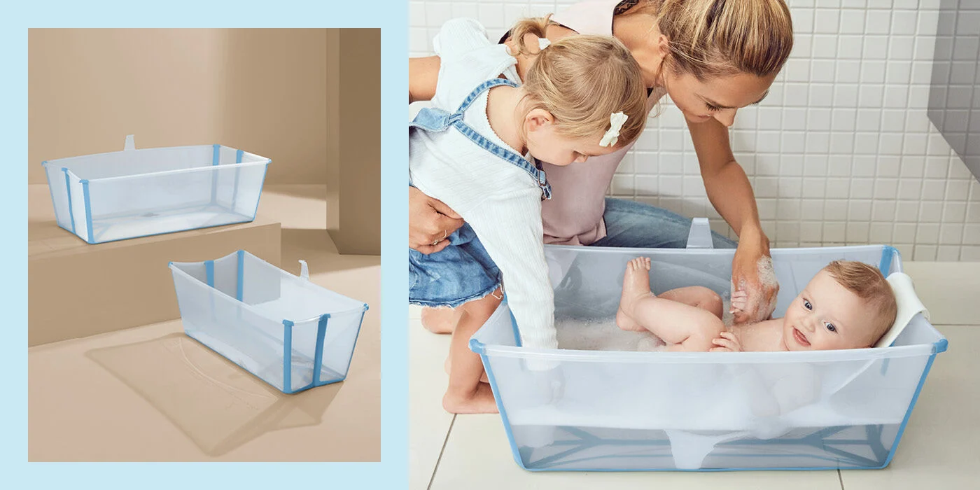 Stokke®  Flexi Bath® 摺疊式浴盆(海洋藍)