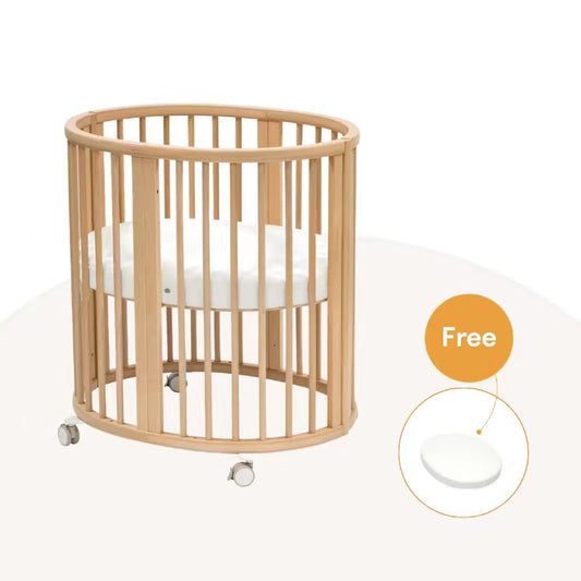 Stokke - Sleepi™ V3橢圓形迷你嬰兒床2件套