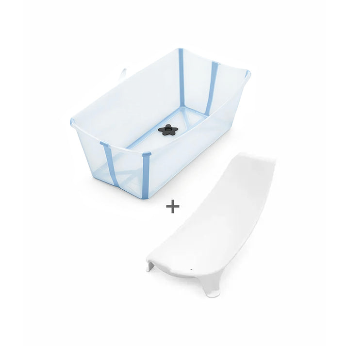 Stokke® Flexi Bath® Bundle Tub with Newborn Support (Ocean Blue, Gift Box)