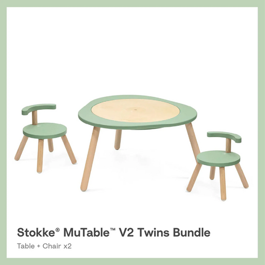 Stokke® MuTable™V2 多功能兒童桌椅3件套