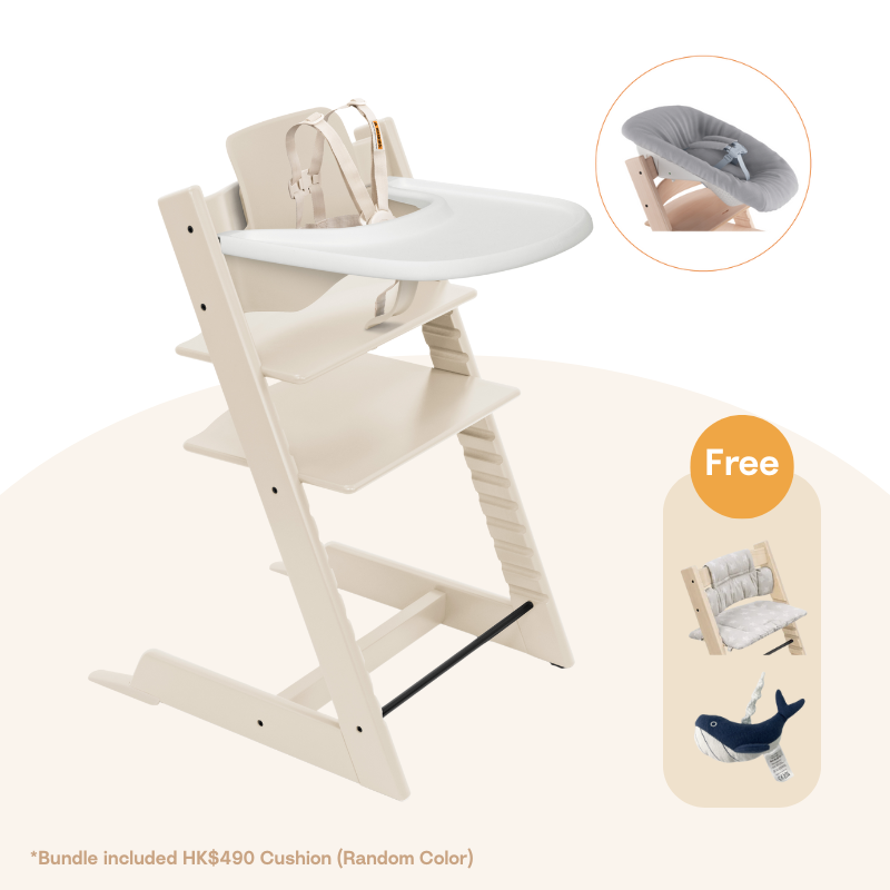 Stokke® Tripp Trapp® 初生嬰兒5件套 (山毛櫸木系列，適合0-36個月)