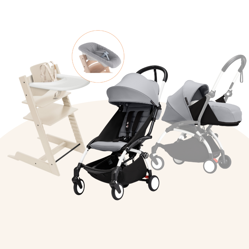 Stokke® TT＆YOYO³ Newborn Bundle (Beech, for 0-36 months)