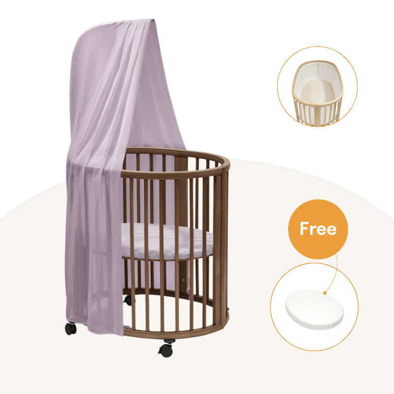 Stokke - Sleepi™ V3橢圓形迷你嬰兒床 5件套 (遮光罩組合)