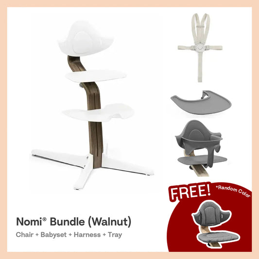 Stokke®Nomi®4pcs bundle 6-36m (Walnut Collection)