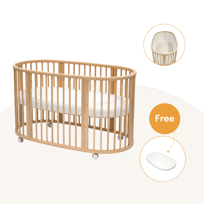 Stokke - Sleepi™ V3橢圓形嬰兒床3件套