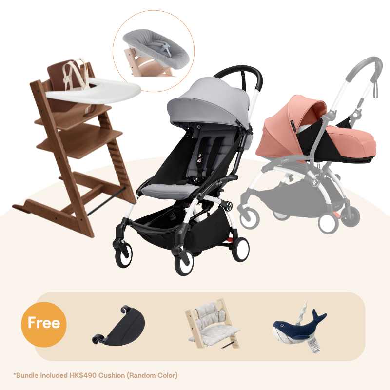 Stokke® TT＆YOYO³ Newborn Bundle (Oak, for 0-36 months)