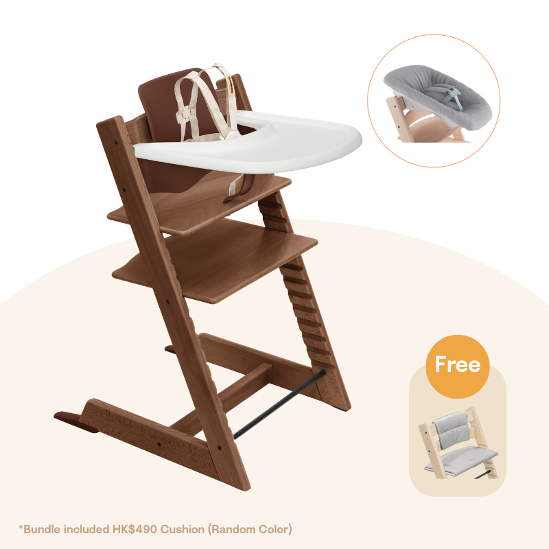 Stokke - Stokke - Tripp Trapp® 初生嬰兒5件套 (橡木系列，適合0-36個月)