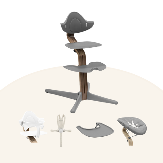 Stokke® Nomi® 5pcs Bundle (Walnut, for 0-36 months)
