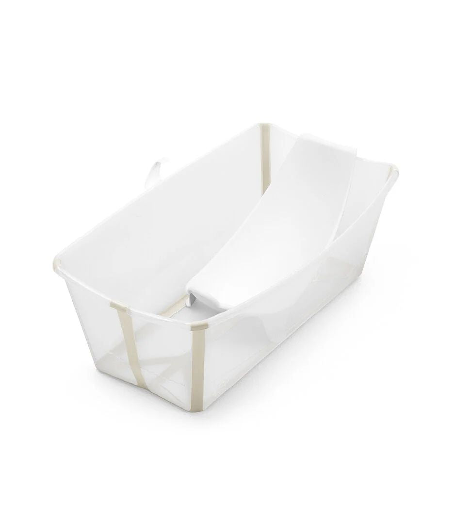 Stokke® Flexi Bath® Bundle Tub with Newborn Support (Sandy Beige, Gift Box)【Pre Order Now! Delivery after 1 month】