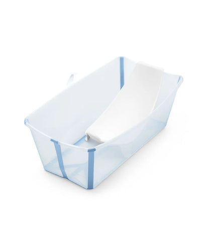 Stokke® Flexi Bath® Bundle Tub with Newborn Support (Ocean Blue, Gift Box)