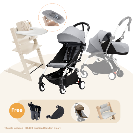 Stokke - TT＆YOYO³ Newborn Bundle (Oak/Wild Collection, for 0-36 months)
