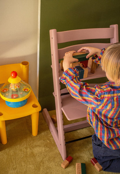 Stokke - Tripp Trapp® High Chair (Beech) Heather Mauve
