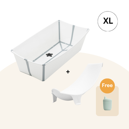 Stokke - Flexi Bath® 摺疊式浴盆連初生嬰兒浴架 XL套裝