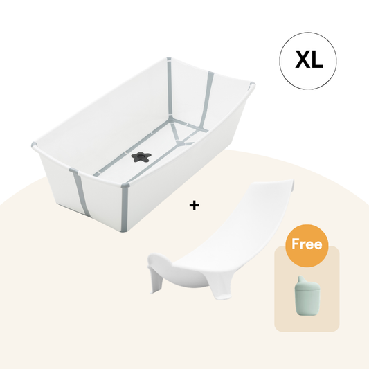 Stokke - Flexi Bath® 摺疊式浴盆連初生嬰兒浴架 XL套裝
