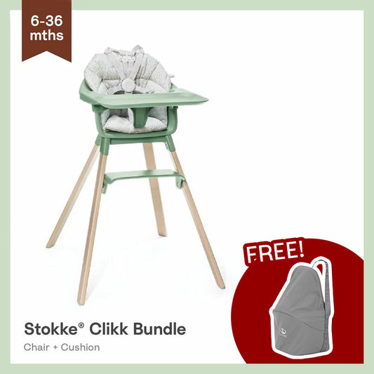 Stokke® Clikk™High Chair 2pc Bundle