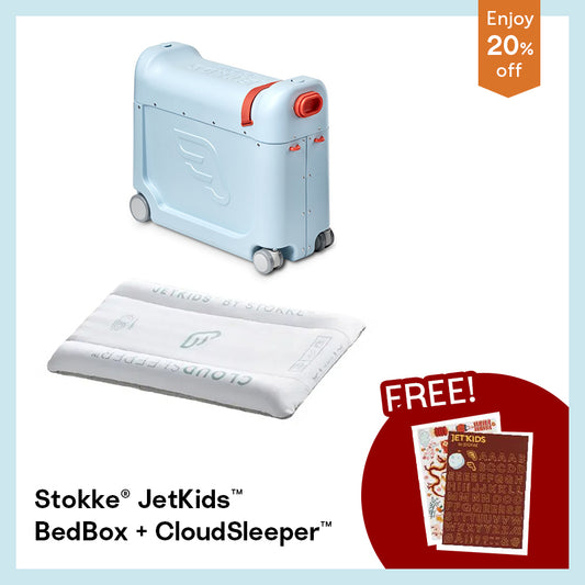 Stokke®JetKids™行李箱&充氣床兩件套