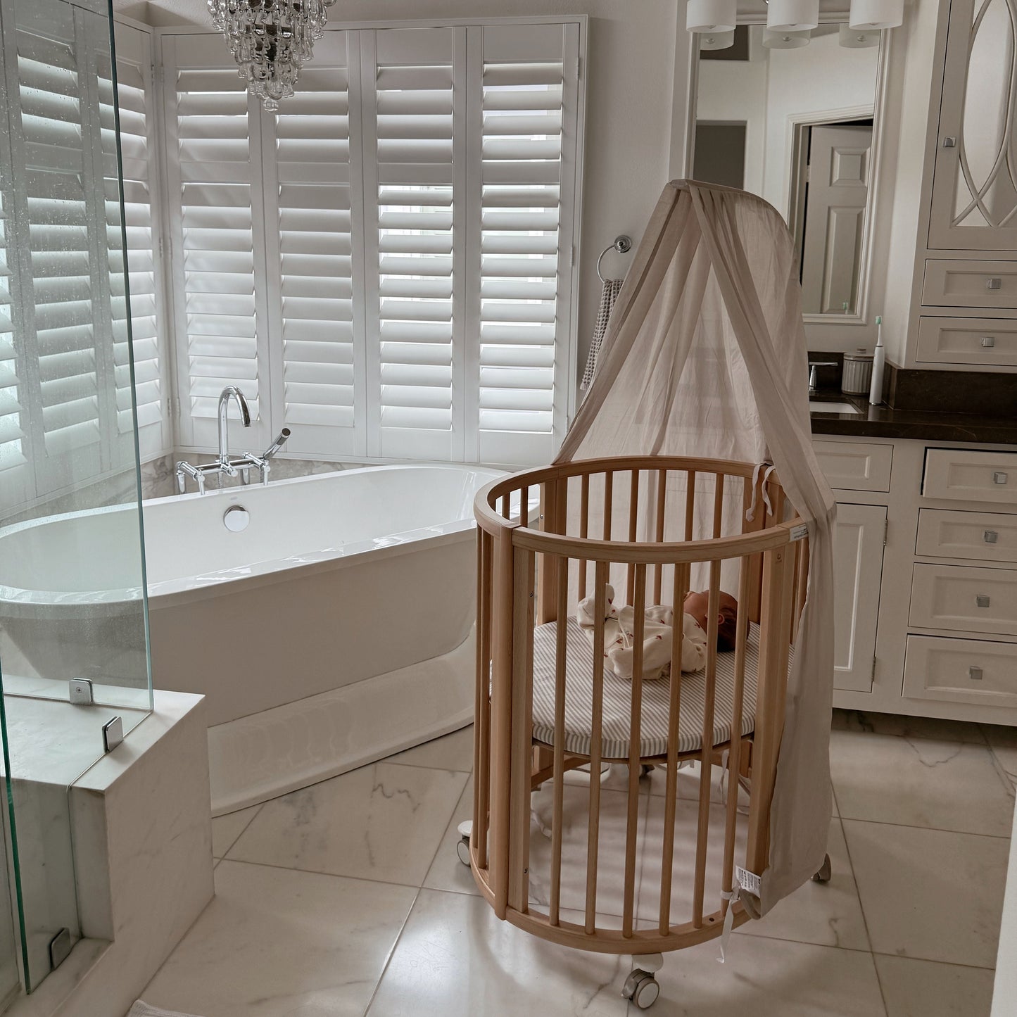 Stokke® Sleepi™ V3橢圓形迷你嬰兒床 5件套 (遮光罩組合)