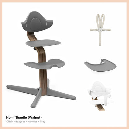 Stokke®Nomi®4pcs bundle 6-36m (Walnut Collection)