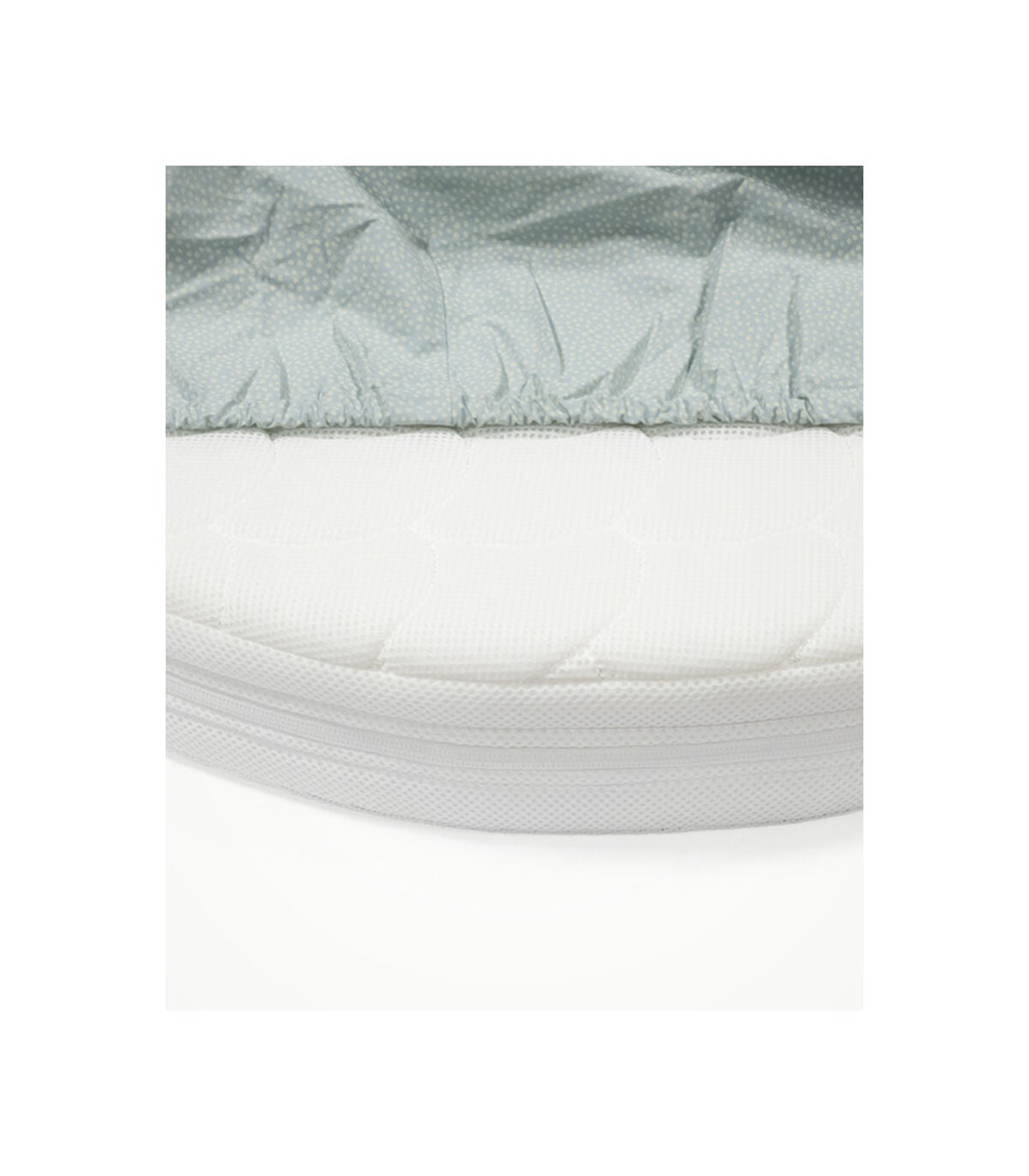 Stokke® Sleepi™ V3 Bed Fitted Sheet (Dots Sage)