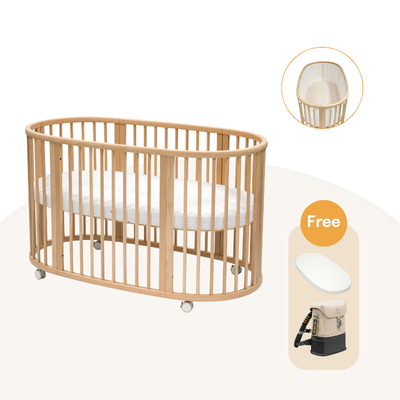 Stokke - Sleepi™ V3橢圓形嬰兒床3件套