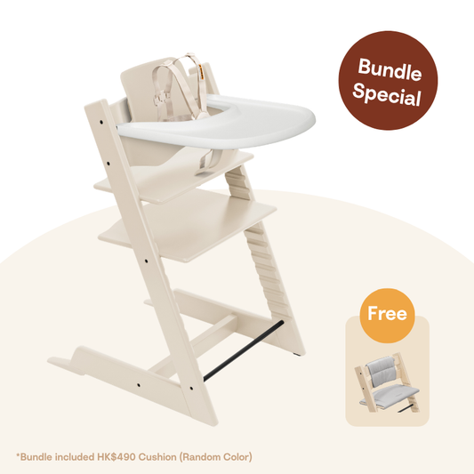 Stokke - Tripp Trapp® 4件套 (山毛櫸木系列，適合6-36個月)