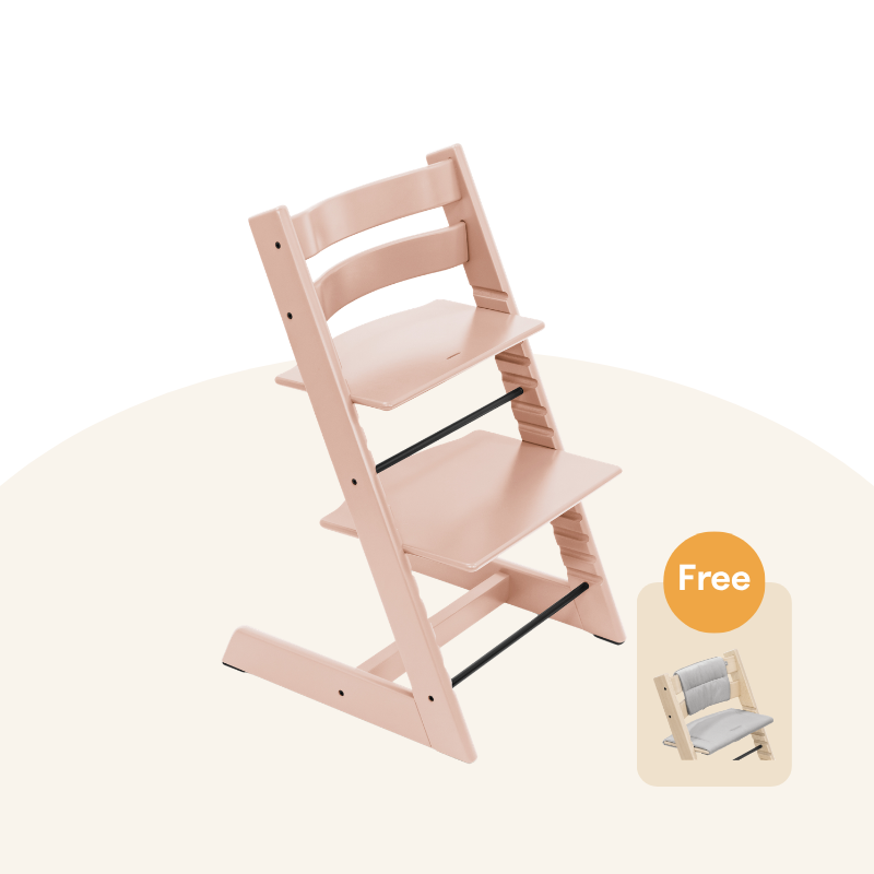 Stokke - Tripp Trapp® 成長椅 - 櫸木 (寧靜粉)
