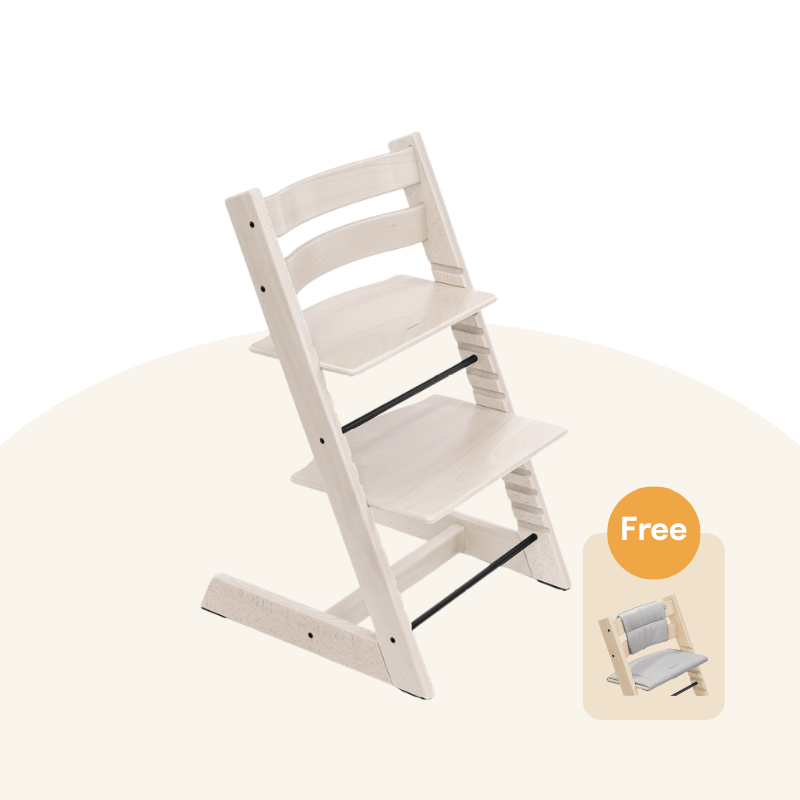 Stokke - Tripp Trapp® High Chair(Beech) White Wash