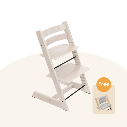 Stokke - Tripp Trapp® High Chair(Beech) White Wash