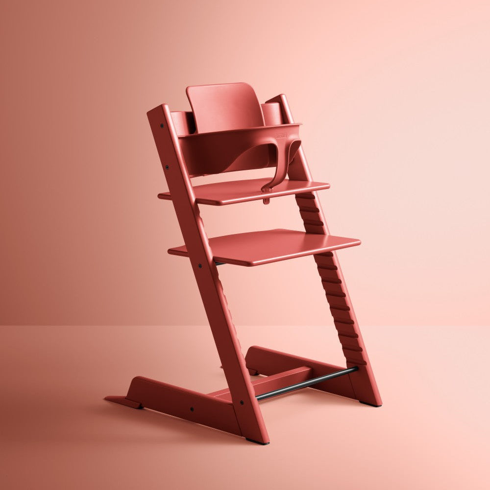 Tripp Trapp® 成長椅 - 櫸木 (胭脂紅)【立即預訂！1月底後出貨】