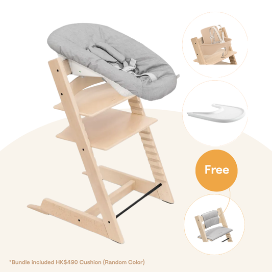 Stokke - Tripp Trapp® 5pcs Newborn Bundle (Beech, for 0-36 months)