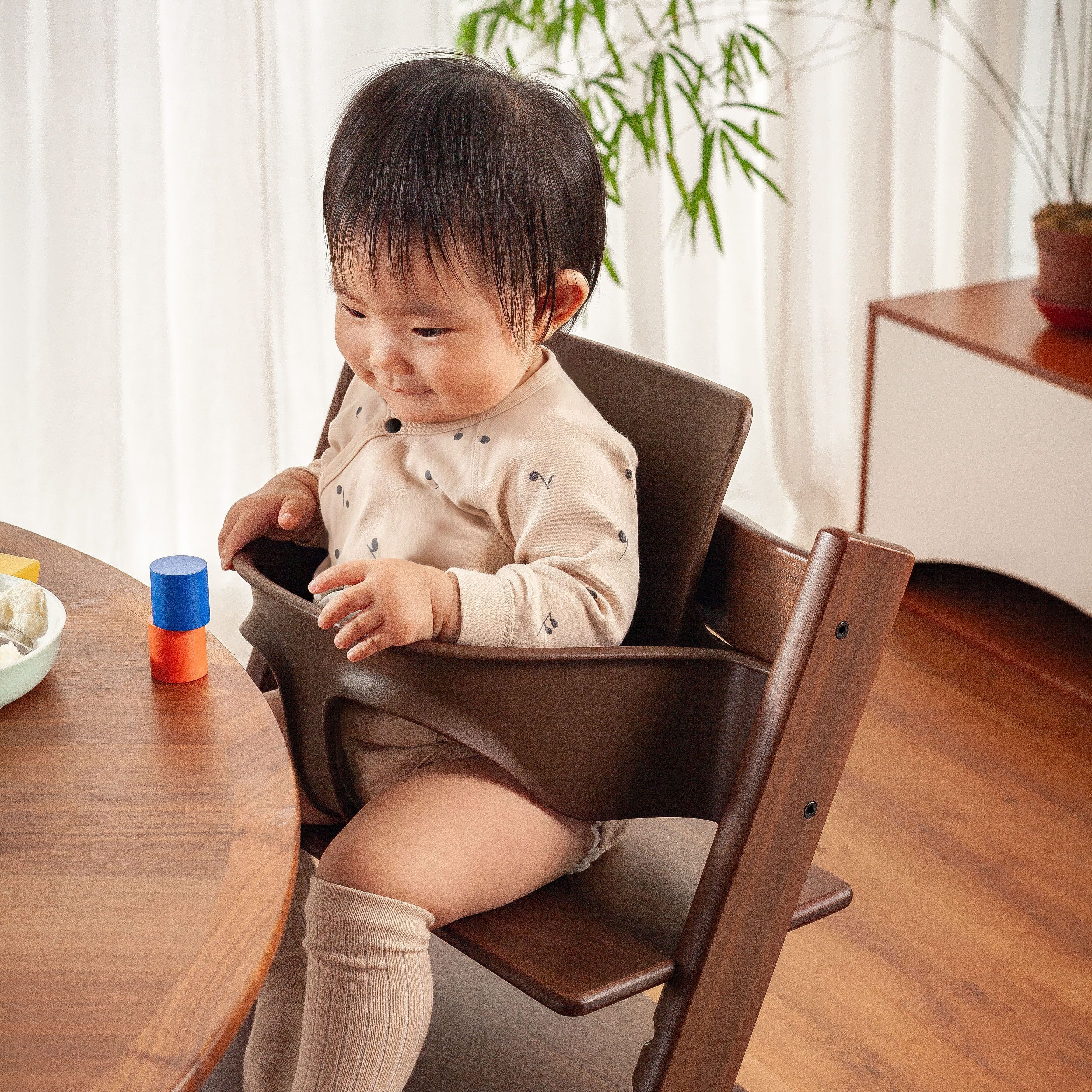 木製 能面 約13cm Stokke - TrippTrapp® 成長椅胡桃木系列深啡色| Stokke® Official Hong