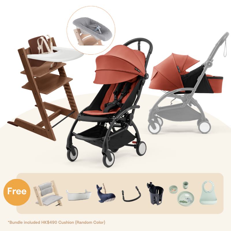 Stokke® TT＆ YOYO⁵  Newborn Bundle(Oak, for 0-36 months)
