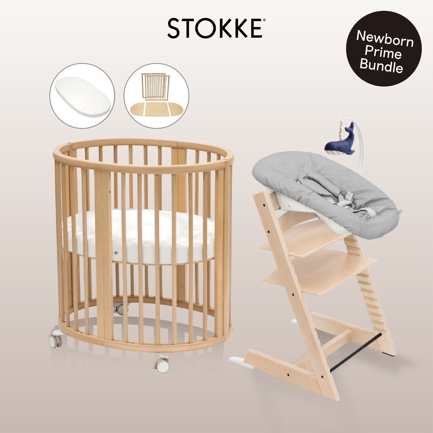 Stokke - Sleepi V3 Full set + Tripp trapp Prime Bundle